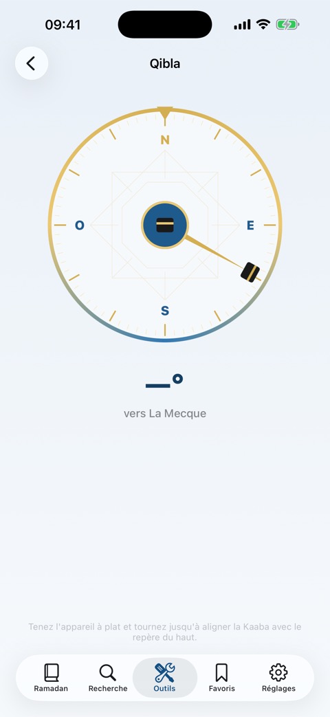 Boussole Qibla